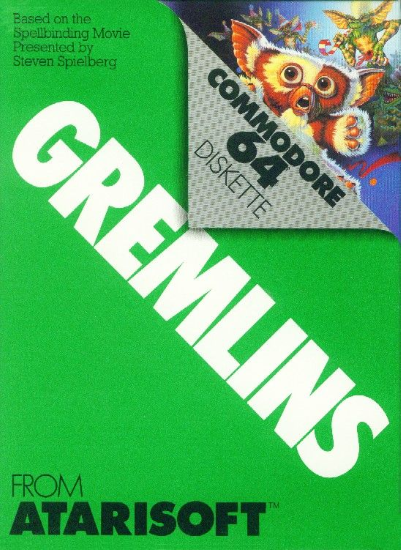 Gremlins box art for Commodore 64